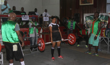 Nadina Taharally dead lifting yesterday. 