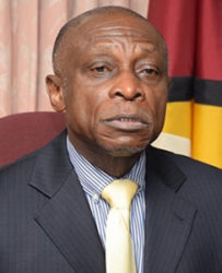 Foreign Minister Carl Greenidge