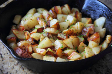 Breakfast Potatoes - cooked on the stovetop (Photo by Cynthia Nelson)