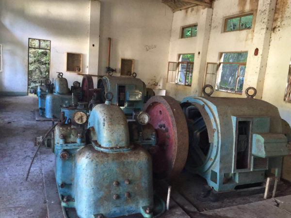 Inside the old pump station