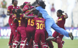 FLASHBACK! The West Indies Women cricket team celebrate their T20 World Cup final triumph against Australia earlier this year. The players are set to receive a big boost in compensation from the West Indies Cricket Board (WICB) following an increase in retainer contracts hammered out by the WICB and the West Indies Players Association.