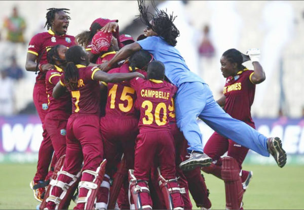 FLASHBACK! The West Indies Women cricket team celebrate their T20 World Cup final triumph against Australia earlier this year. The players are set to receive a big boost in compensation from the West Indies Cricket Board (WICB) following an increase in retainer contracts hammered out by the WICB and the West Indies Players Association.