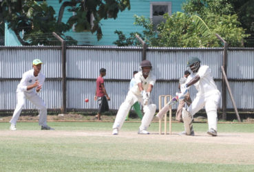 Devon Clements followed up his first innings unbeaten ton with a classy knock of 77 yesterday as West Demerara and Lower Corentyne played to a tame draw. (Orlando Charles photo)