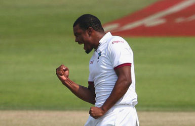 ON THE UP! West Indies fast bowler Shannon Gabriel. 