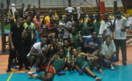 Best Gym Squad! The GDF boxers pose for a team photo after marching away with the Best Gym accolade.
