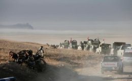 
Peshmerga forces advance in the east of Mosul to attack Islamic State militants in Mosul, Iraq, October 17, 2016. REUTERS/Azad Lashkari
