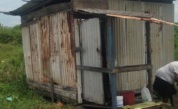 The shack in which Bibi Keneiz resided and where the incident occured