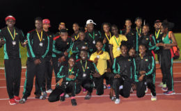 Inter Guiana Games track and field champions Team Guyana