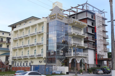 The SleepIn Hotel, part of which is still under construction (Photo by Keno George) 