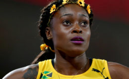 Reigning Olympic sprint queen Elaine Thompson.
