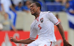 Carlysle Mitchell … scored T&T only goal against Honduras in their 3-1 defeat.