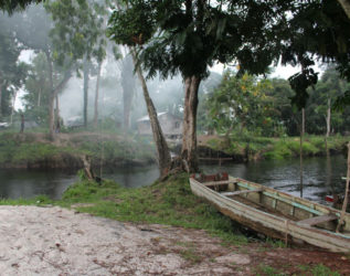 The Kara Kara Creek, Which separates Speightland (left bank) from Kara Kara (Photo by Joanna Dhanraj)