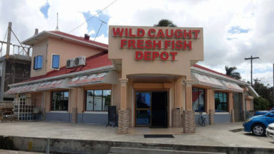 The Wild Caught Fresh Fish Depot, located at Meadow Bank Wharf, Ruimveldt, East Bank Demerara, which was attacked early yesterday morning.
