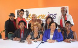 Seated from left are Launce Northe, Linda Northe, Desiree Edghill and Adaeze Lumumba. Standing from left, Oral Welshman, Simone Bazil, Donna Powell, Charmaine Blackman and Shaft.