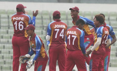 West Indies Under-19s … captured the ICC Youth World Cup in Bangladesh earlier this year.  