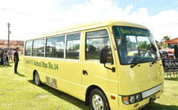 The ‘David G School Bus No.14’  (Ministry of the Presidency photo)