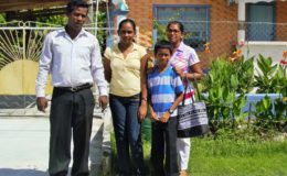 David Persaud and his family 
