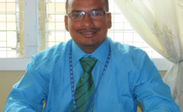 Orlando Shuman, Headmaster of the St. Cuthbert’s Mission Secondary School (Ministry of Public Infrastructure photo)

