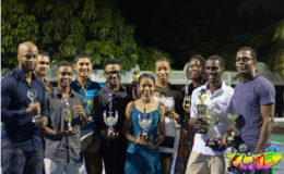  The awardees at the GLTA’s yearend awards ceremony last Friday at the Le Ressouvenir Sports Club.