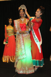 Brittany Singh being crowned as Miss India Guyana 2016 last year.