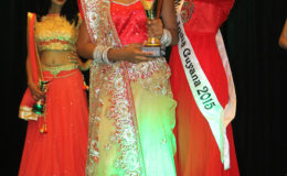 Brittany Singh being crowned as Miss India Guyana 2016 last year.