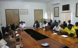 The meeting between the government and miners (Ministry of Finance photo)
