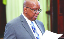 Finance Minister Winston Jordan
