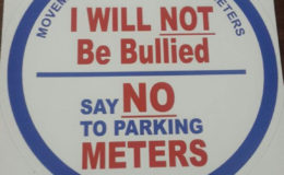 The Movement Against Parking Meters sticker