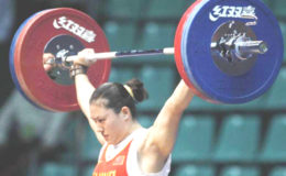 Chinese weightlifter Cao Lei