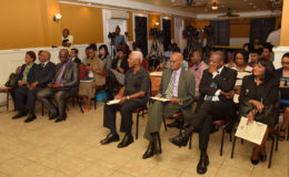 Legal practitioners and members of the Attorney General’s Chambers present to witness the MOU signing (GINA photo)