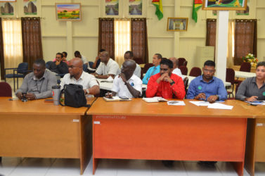 Stakeholders at the launch of the feasibility study (GINA photo)