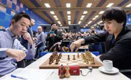 US chess grandmaster Wesley So (right) and his teenage Chinese counterpart Wei Yi, played to a draw at the recent Masters Tata Steel chess competition. So created quite a stir in the competition finishing ahead of Norway’s world champion Magnus Carlsen. The American was awarded the 2016 Chess Player of the Year award, and seems to be emphasizing his winning ways. At the Tata Steel, for 13 games at the most elite level, So did not lose once. (Photo by Alina l’Ami/Chessbase)