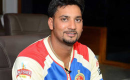 Fast bowler Ravi Rampaul.
