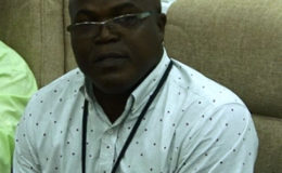 Guyana Water Incorporated’s Manager, Georgetown, Curtis Niles (GINA photo)