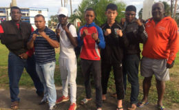 The seven-member Suriname outfit comprising four boxers and three officials arrived yesterday to do battle.