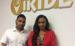 iRide owner Ravi Mangar with CEO Melissa Davy