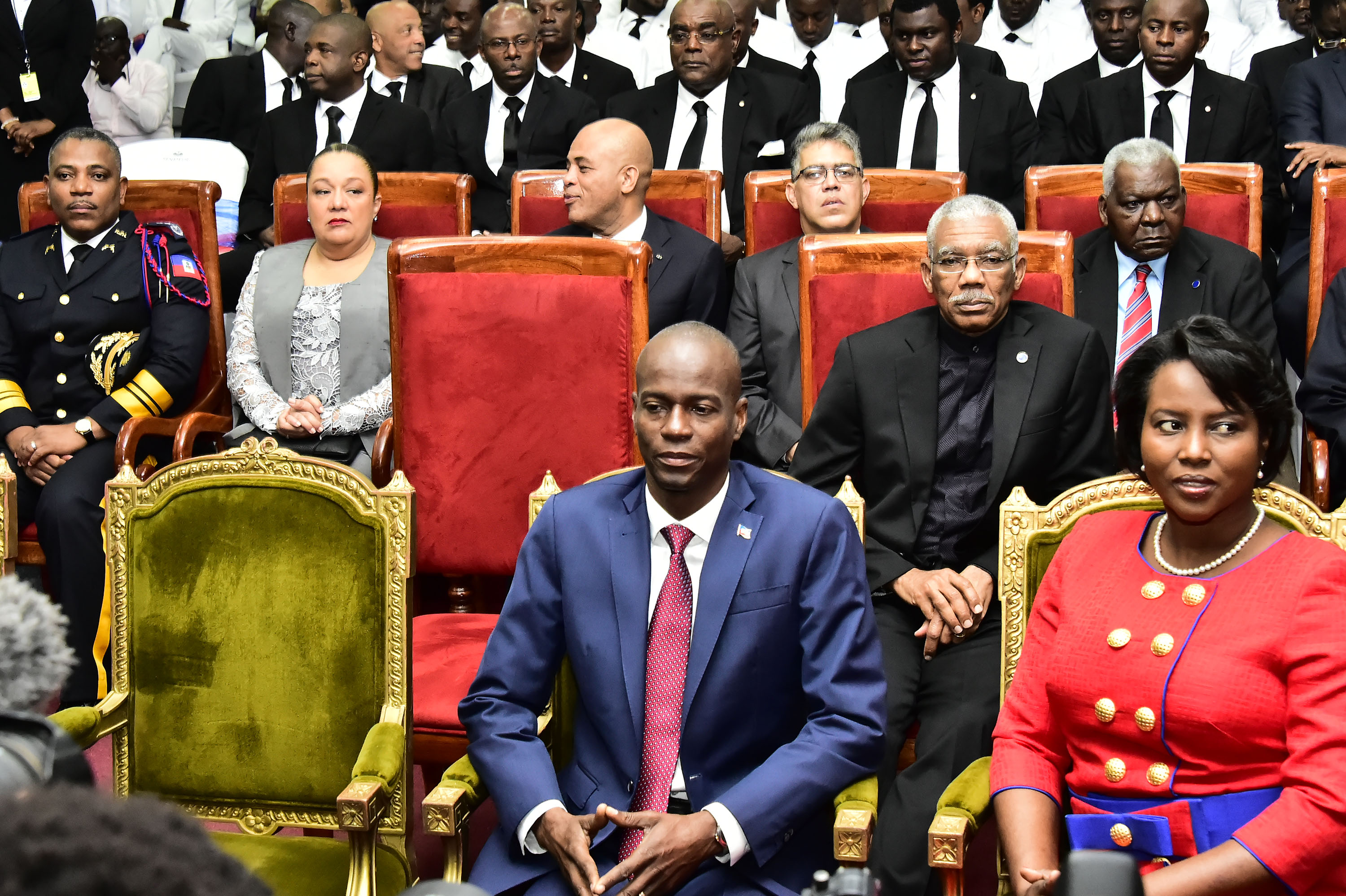 Scenes from inauguration of new Haitian President on ...