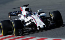 Lance Stroll of Williams Martini Racing in action (REUTERS/Albert Gea)