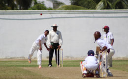 Andre Seepersaud continues to bowl well in the competition taking 1 for 5 from 10 overs.
