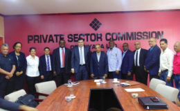 The private sector and IMF teams  (Private Sector Commission photo) 