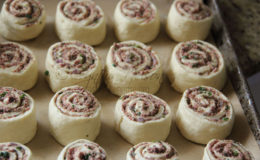 Rolls ready for their second proofing (Photo by Cynthia Nelson)