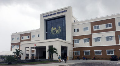 The exterior of the new Texila American University Providence Campus. 