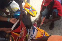  Some of the kites which were donated