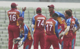 West Indies Under-19s … preparing for their title defence next January in New Zealand.