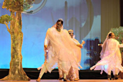 Indira Itwaru in performance. (Amanda Richards photo)