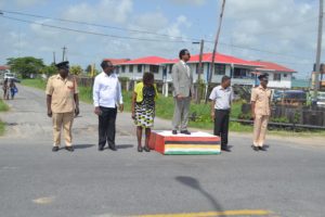 The flag-raising (GINA photo) 