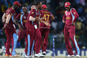 The West Indies cricket team’s brand of celebration will be among the things missed at this year’s Champion’s Trophy. (Cricinfo photo)