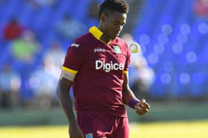 Fast bowler Ronsford Beaton … eager to tie down his spot in the West Indies side