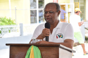 Executive Director of the Caribbean Community Climate Change Centre, Dr. Kenrick Leslie (Ministry of the Presidency photo)