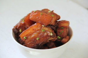  Braised Pork Belly cooked in a Pressure Cooker (Photo by Cynthia Nelson)